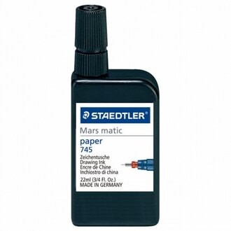 【施德樓】MS745R-9 針筆專用黑色墨水(22CC) / 瓶【APP滿額下單10%點數(單一帳號最高5000點)】1/31止