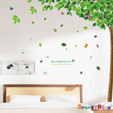 【橘果設計】樹木落葉 壁貼 牆貼 壁紙 DIY組合裝飾佈置