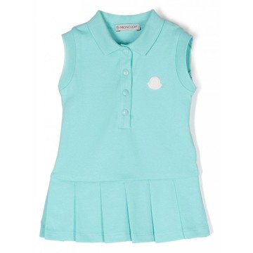 Moncler - Light Blue Cotton Dress