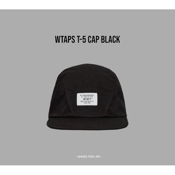 -現貨- WTAPS T-5 CAP BLACK 黑 五分割 231HCDT-HT01S