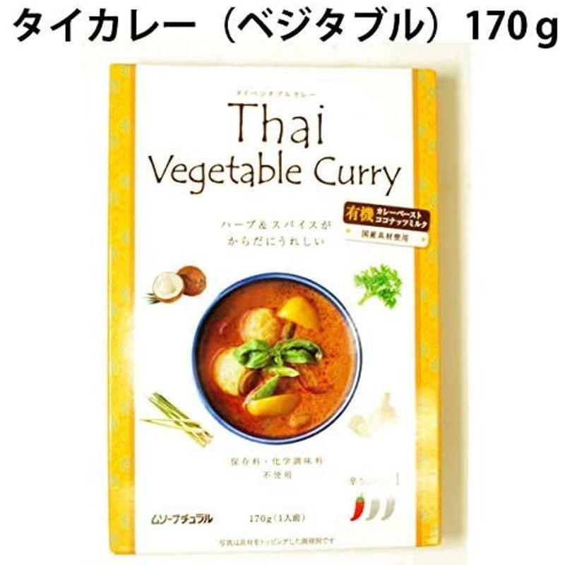 タイカレー(ベジタブル)170g×6パック本場タイの有機カレーペースト使用のレトルトカレー