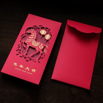 ⚡️好物優選⚡️2026新款創意鏤空馬年紅包個性中式新年紅包袋新春節過年壓歲利是