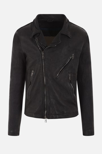 GIORGIO BRATO leather biker jacket Man