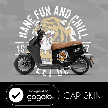 台灣原創 防刮/保護/車套 虎式戰機 S2/S3/Delight/EZZY/LUNA/Ai