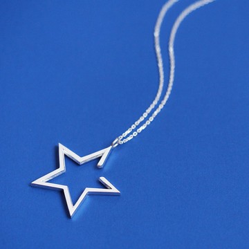 開星長項鍊925銀