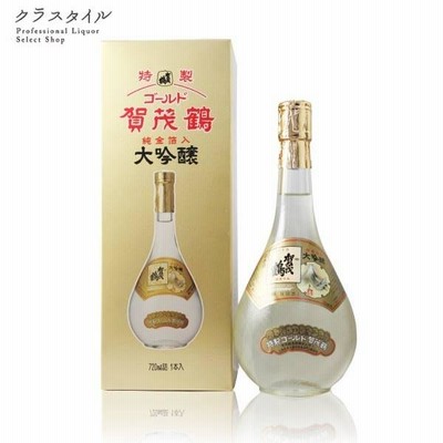 日本酒 大吟醸 特製ゴールド賀茂鶴 GK-B1 化粧箱入り 賀茂鶴酒造 広島 720ml