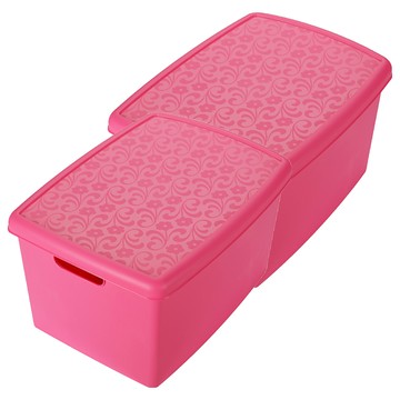 KEYWAY 聯府 魔法17整理箱 附蓋 KM-170  顏色隨機  284 x 383 x 217mm  2組