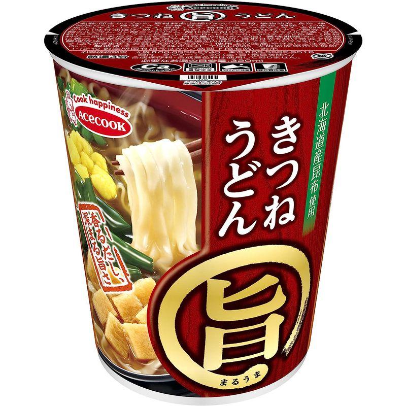 エースコック まる旨 きつねうどん 59g ×12個