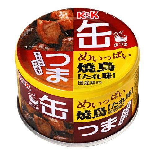 国分 KK 缶つま めいっぱい焼鳥 たれ味 135g ×12 メーカー直送