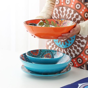 陶瓷湯碗家用特大號盛湯斗笠面條碗2025新款大盆碗拉面碗單個大碗