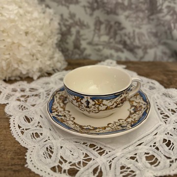 40133 法國 GIEN Dionysos pattern 茶杯與茶碟組