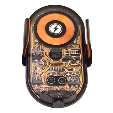 FJ 車用無線充電盤 AP8 黑色 智能感應 單手操作  1個  AP-8