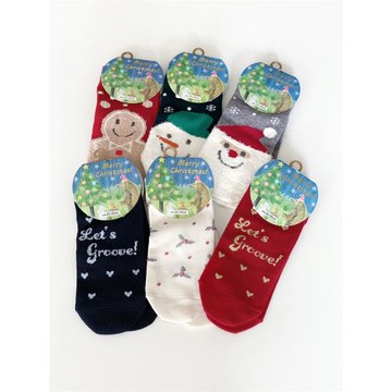 【圣誕氛圍】日單超舒服春秋短襪低幫棉襪可愛圣誕老人女襪柔軟