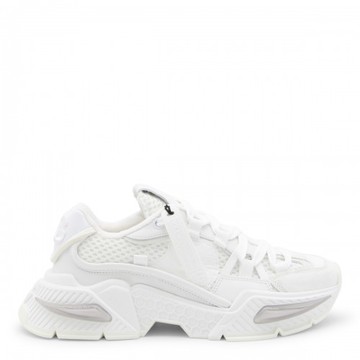 Dolce & Gabbana - White Leather Airmaster Sneakers 38