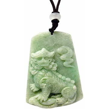 深墨藍水潤小貔貅 天然A貨翡翠玉石吊墜子項鍊PP26