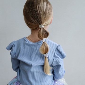 英國Mimi & Lula_AW25_夢幻王國_彩虹星星髮束6入