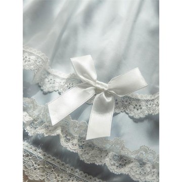 海派淡藍色可愛女生性感內衣睡衣兩件套裝文胸睡裙吊襪帶絲襪情調