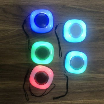 RGB跑馬燈禮品藍牙小音箱戶外迷你無線便攜式發光音響RGB燈效