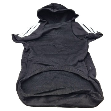 狗狗衣服 寵物連帽衫 黑色 4XL  1組