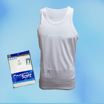 涼爽精梳棉男背心-6842-3件組