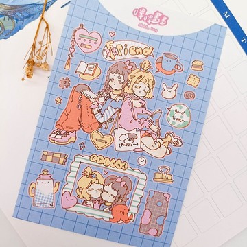 BT027_閨密寶寶_ boudoir baby/軋型貼紙