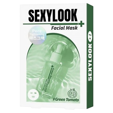 SEXYLOOK 西西露 韓國玻尿酸綠番茄舒緩面膜 27ml  5入  1組