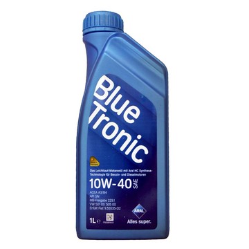 ARAL BLUE TRONIC 10W40 合成機油【299免運領券再享折扣】