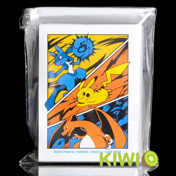 KIWI 🥝 PTCG 國際版 美版 皮卡丘 噴火龍 路卡利歐 戰鬥開始 中心限定 寶可夢 卡套 現貨 寶可夢卡牌周邊