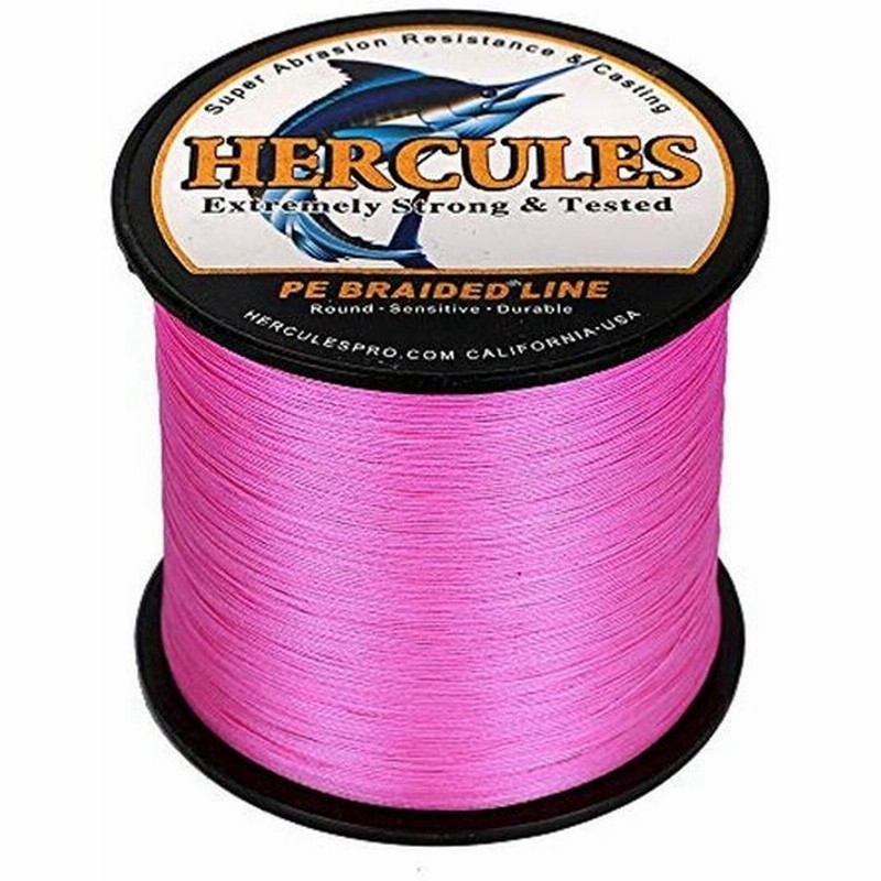 ヘラクレス Hercules 釣りライン Peライン 4編1号 0m 6 8kg 15lb F0 16mm 15色 ピンク 遠投 通販 Lineポイント最大get Lineショッピング