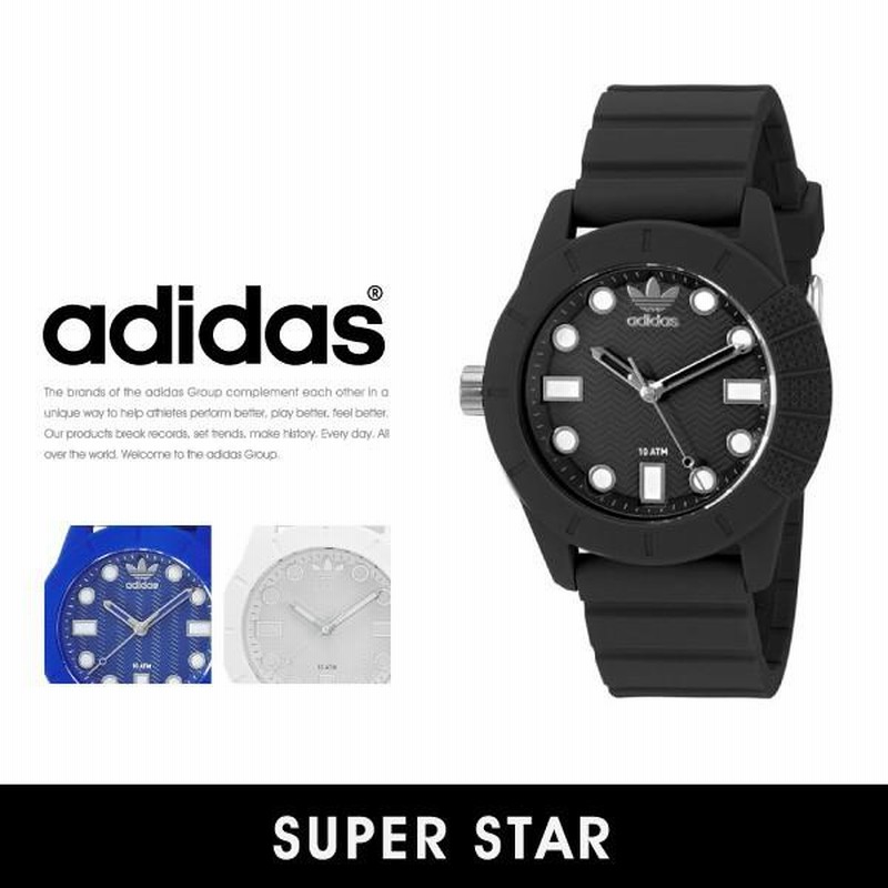 adidas-アディダス-』SUPER STAR 腕時計〔ADH3101 ADH3102 ADH3103