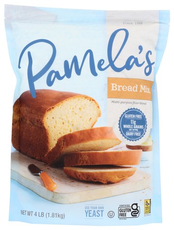 Pamela's Products Bread Mix Gluten Free 4 lbs