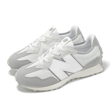 New Balance 休閒鞋 327 Wide 寬楦 中童 小朋友 鏡灰 白 NB 運動鞋 PH327GM-W