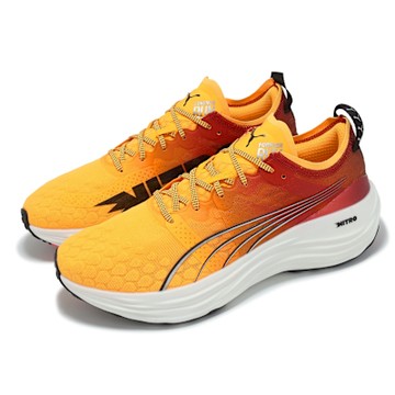 Puma 慢跑鞋 ForeverRun Nitro 男鞋 橘 紅 氮氣中底 緩衝 運動鞋 31047901