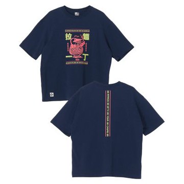 CHUMS 拉麺一丁 T-Shirt 男 短袖上衣 深藍色 CH012786N001