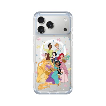 iPhone 17 Pro Max ClearX (MagSafe 兼容) 冰透藍 - 迪士尼-公主系列 Disney Princess - 公主角色集合