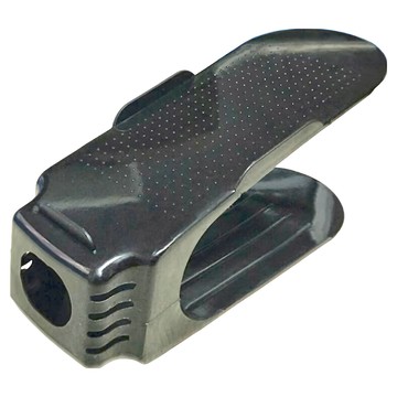 V型鞋架 3段可調節 節省空間 防滑設計  黑色  1組