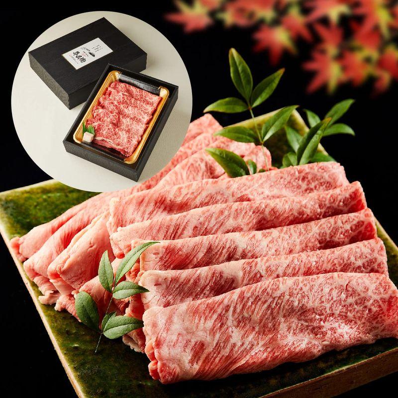 お歳暮 ギフト 熨斗対応可 黒毛和牛 すき焼き 肉 300g 紙箱 すき焼き ギフト 牛肩ロース 贈り物 国産牛 100％ 牛肉 簡単調理