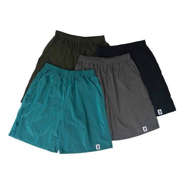 Sinrcrew夏季輕薄戶外金屬尼龍防潑水運動五分沙灘休閑短褲