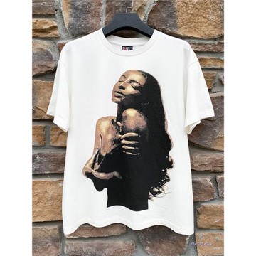 VINTAGE SADE 1993 SUMMER DELUXE single stitch純棉寬松印花T恤