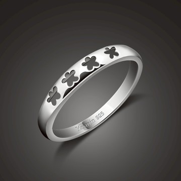 簡約S925純銀鏤空星星戒指女ins潮時尚個性食指小指尾戒冷淡風