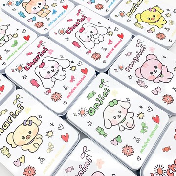*韓國出品*IVE 芙 linefriends聯名卡通快閃minive 收納鐵盒張元英