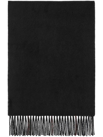 Burberry - checked reversible cashmere scarf - unisex - Cashmere - One Size - Black