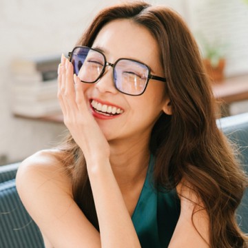 ALEGANT街頭潮流爵士黑TR90輕量方框透視鏡腳設計UV400濾藍光眼鏡