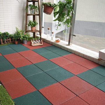 紫葉家用陽臺地板健身房耐磨隔音運動PVC橡膠地板室外地板自鋪