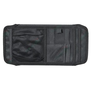 SEIWA 遮陽板收納袋 網狀口袋 WA105  黑色  1個