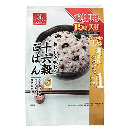 はくばく 十六穀ごはんお徳用 450g(30g×15袋)×2個