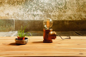 Edison-industry 工業風 愛迪生工業 觸控式燈具 觸摸式燈具　 銅燈塔