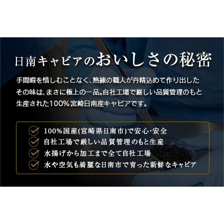 ふるさと納税 ≪数量限定≫スターレットキャビア(計20g)　魚　魚介　国産 CD29-21 宮崎県日南市