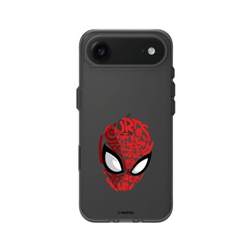 iPhone Air Clear (相機按鈕) 酷墨灰 - 迪士尼-漫威 Marvel - 蜘蛛人-文字設計