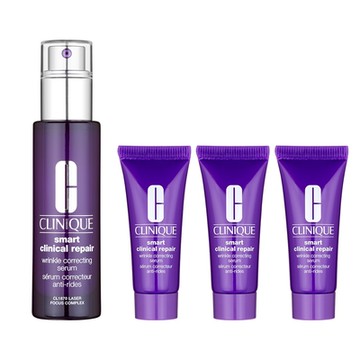 *CLINIQUE倩碧天才激光修護煥膚精華50ml+10ml*3